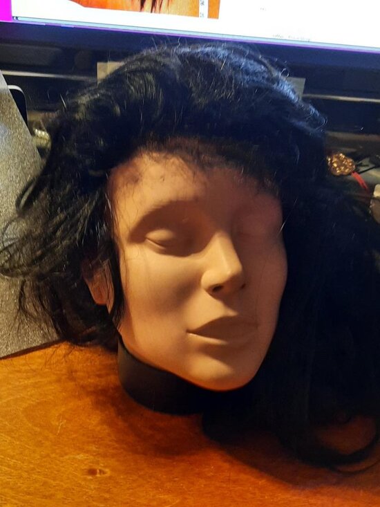 NEW ! Long Hair 27 inch Curly Wig Black main image 6